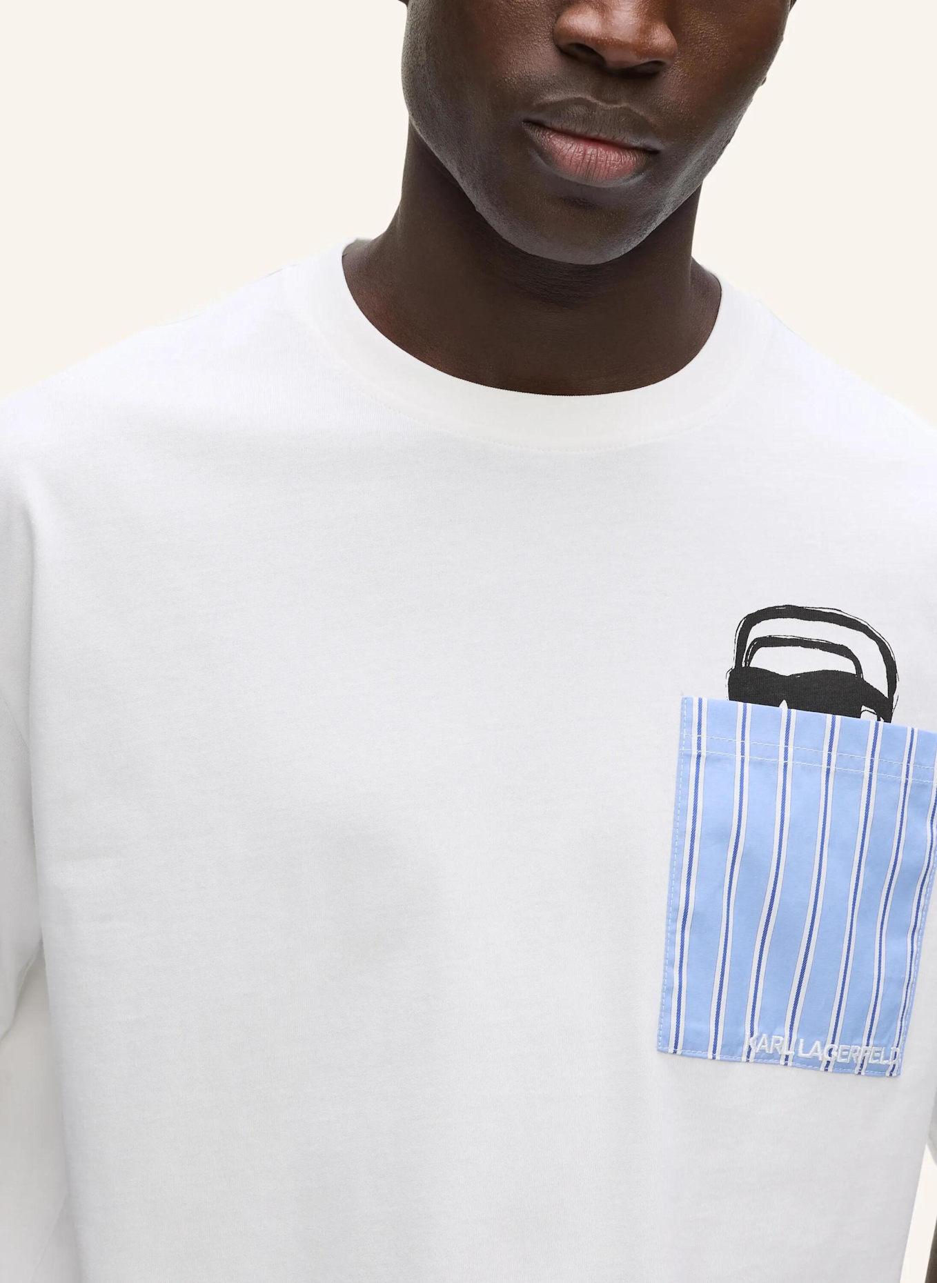 KARL LAGERFELD T-shirt: WEISS
