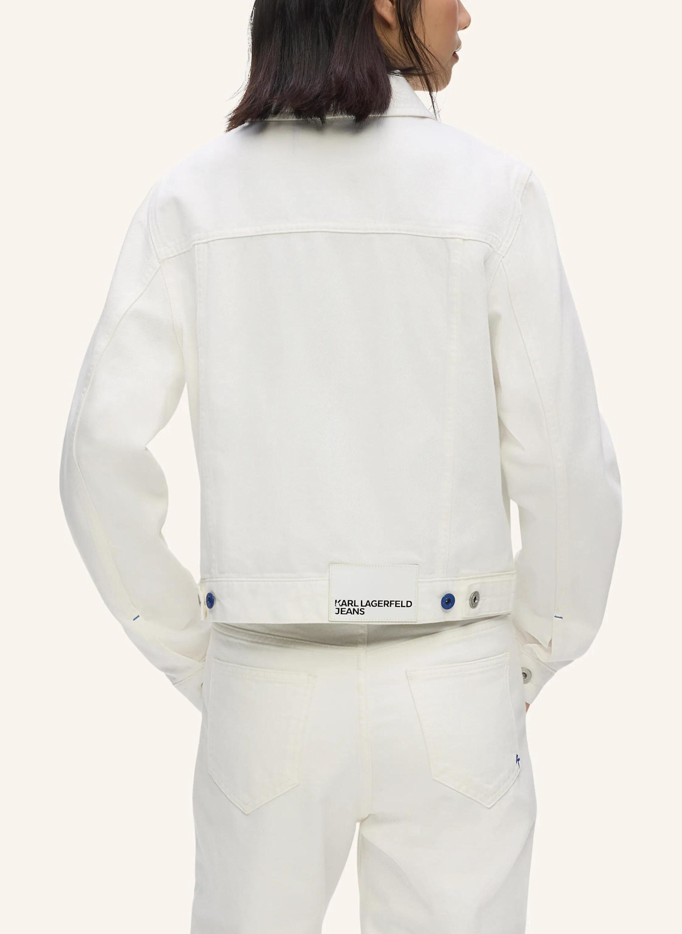 KARL LAGERFELD JEANS Jacke: WEISS