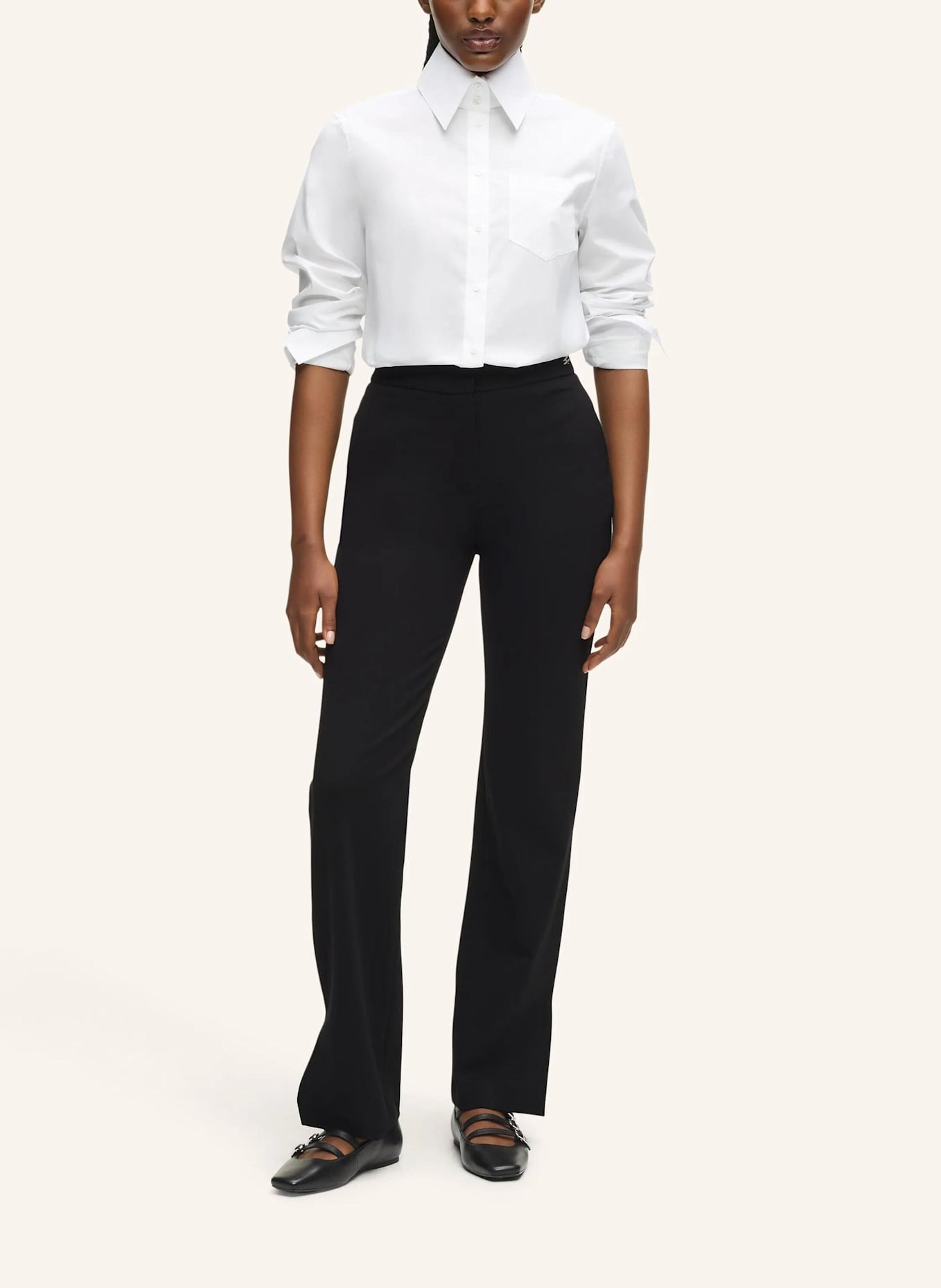 KARL LAGERFELD Hose: SCHWARZ