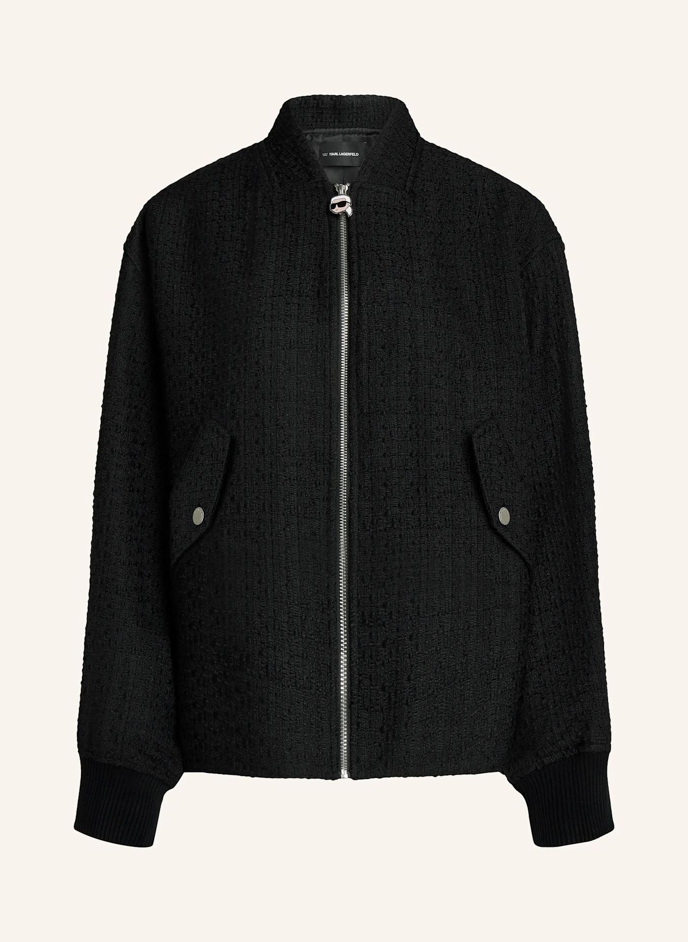 KARL LAGERFELD Jacke: SCHWARZ