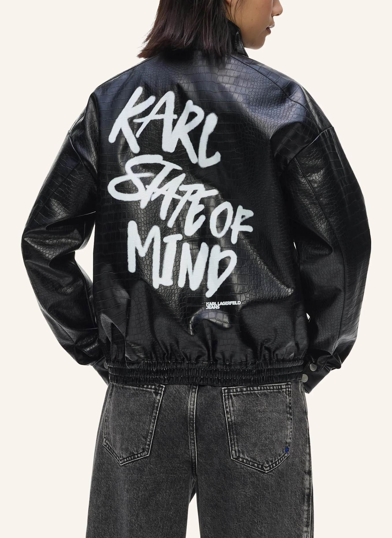 KARL LAGERFELD JEANS Jacke: SCHWARZ