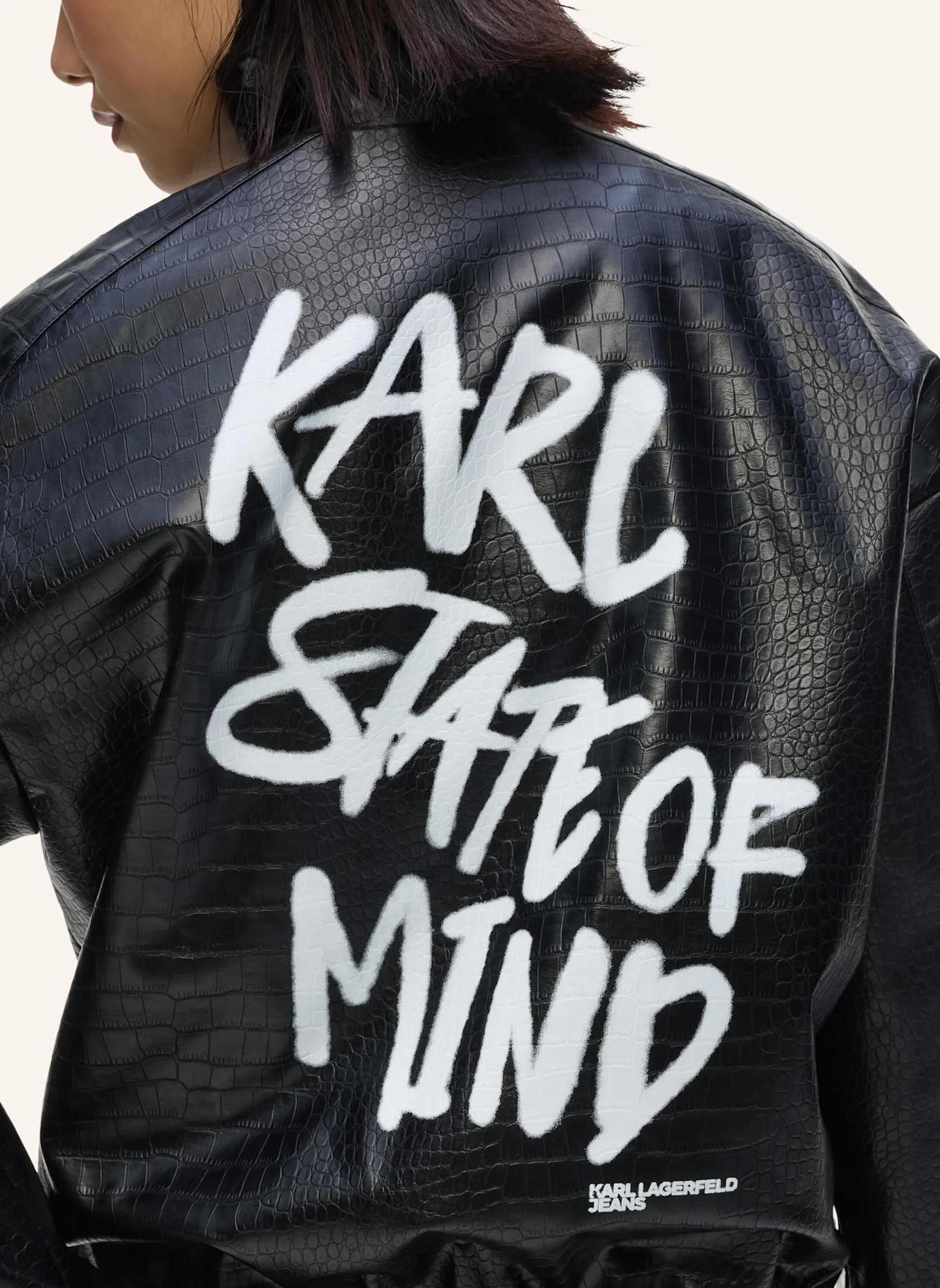 KARL LAGERFELD JEANS Jacke: SCHWARZ