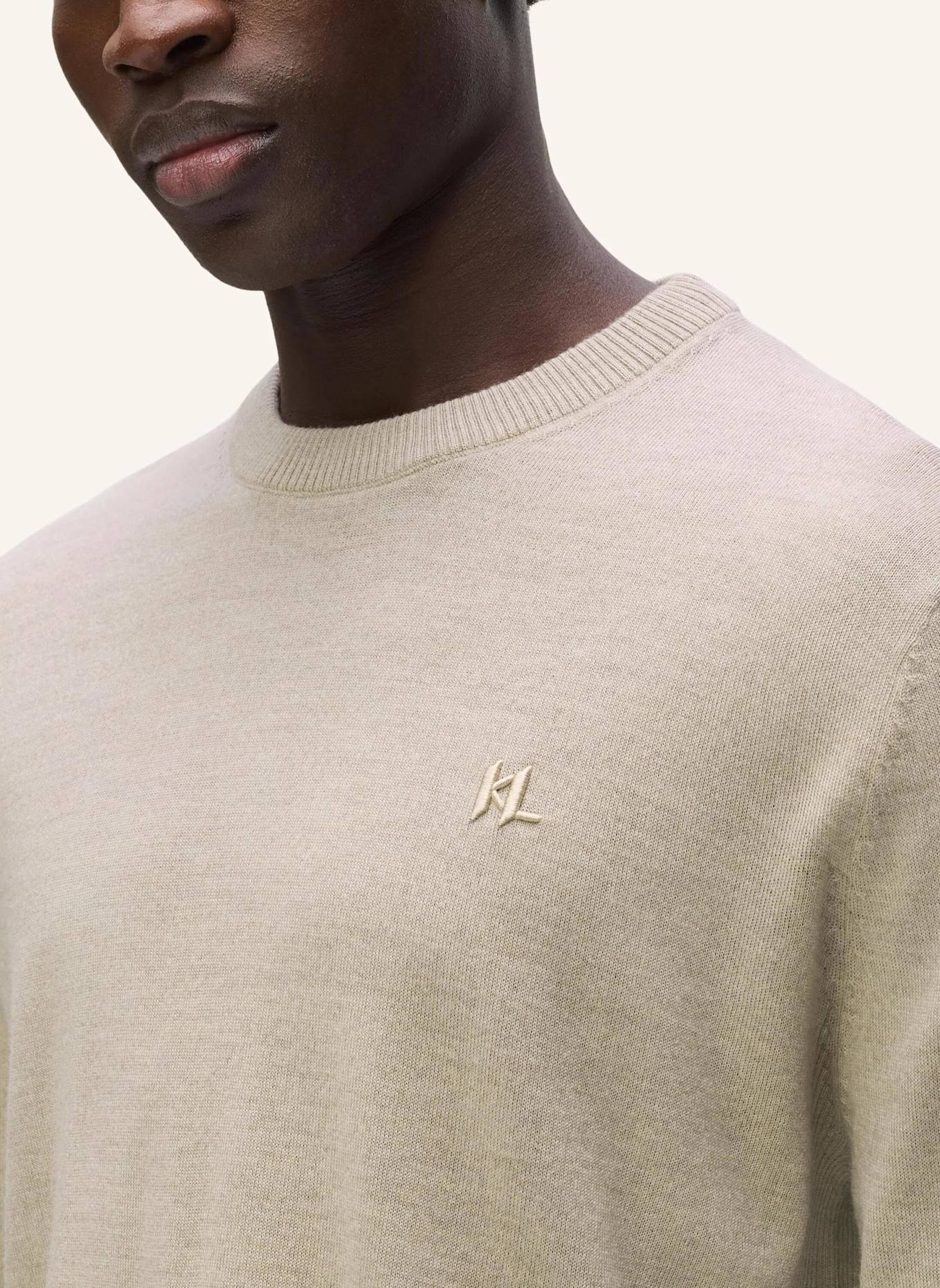 KARL LAGERFELD Sweatshirt: GELB