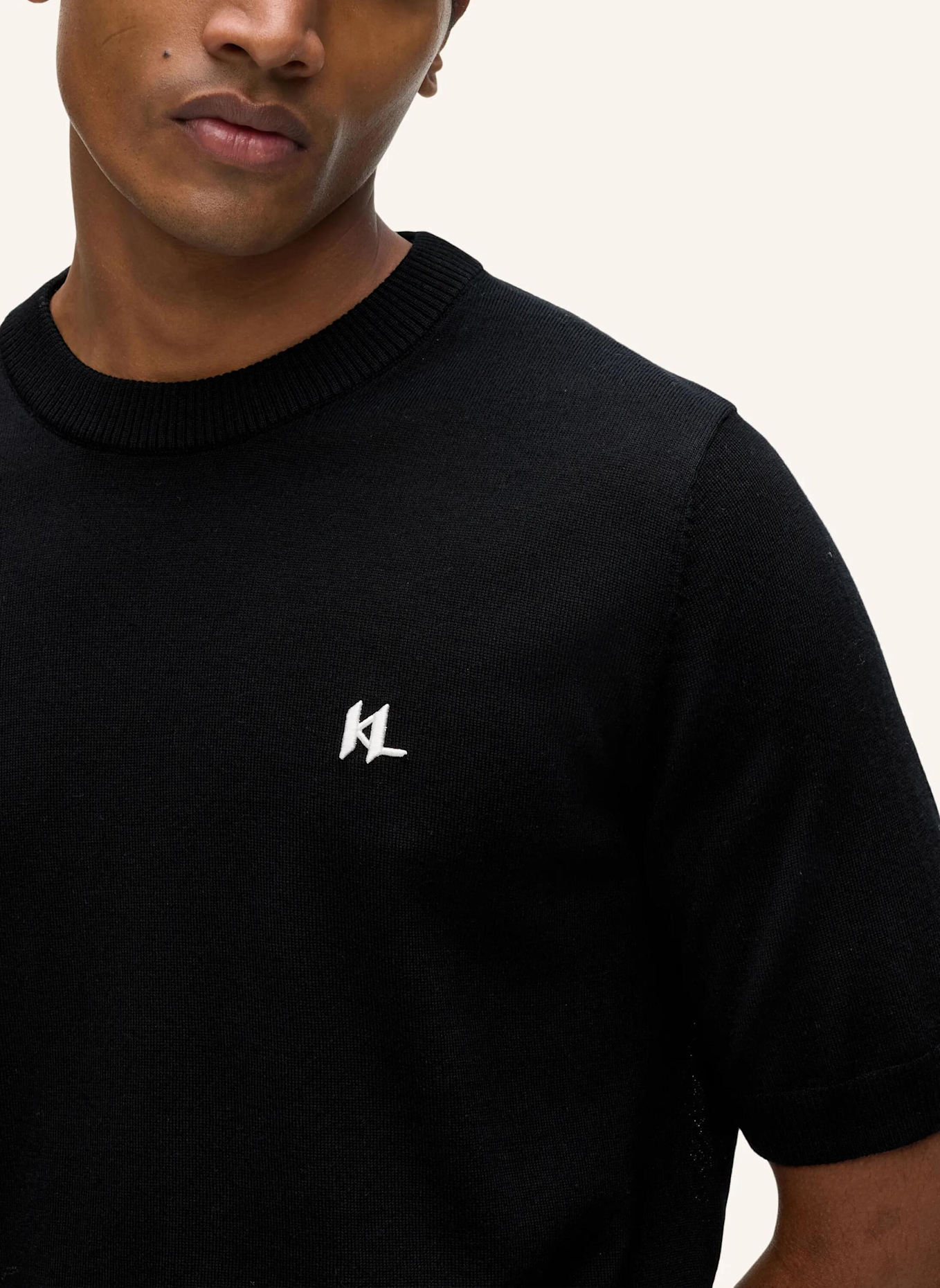 KARL LAGERFELD Sweatshirt: SCHWARZ