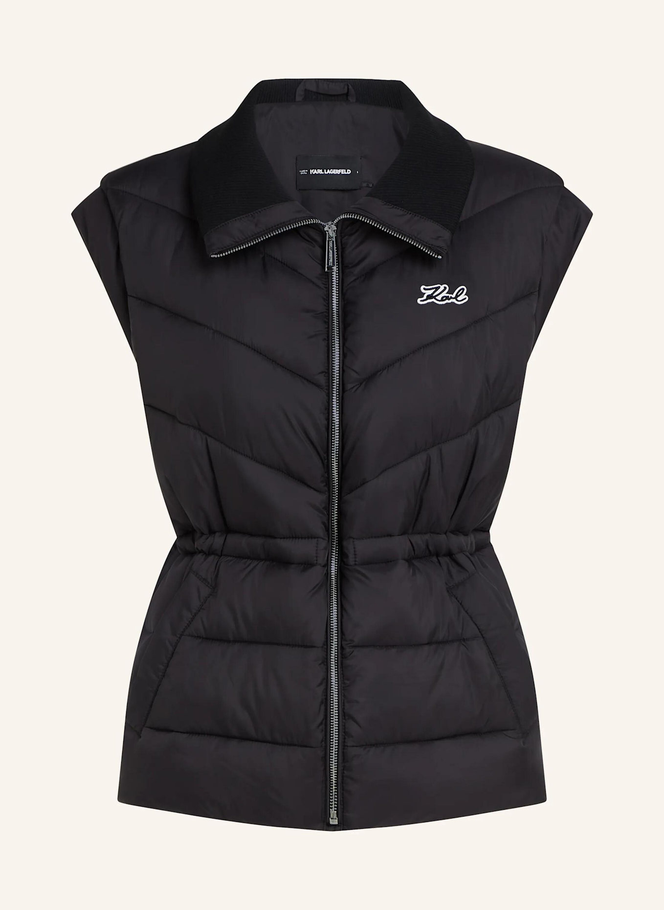 KARL LAGERFELD Mantel: SCHWARZ