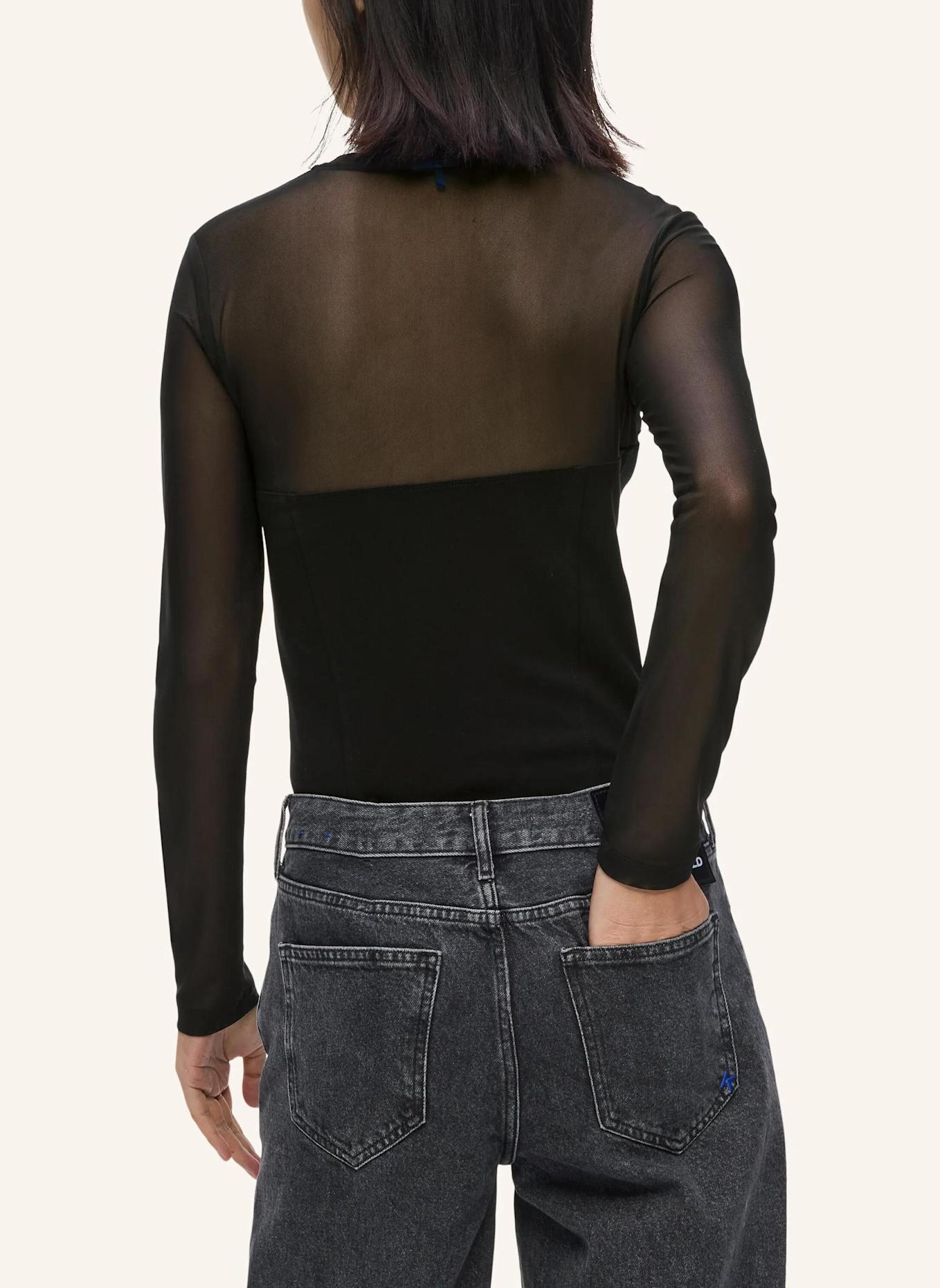 KARL LAGERFELD JEANS Top: SCHWARZ