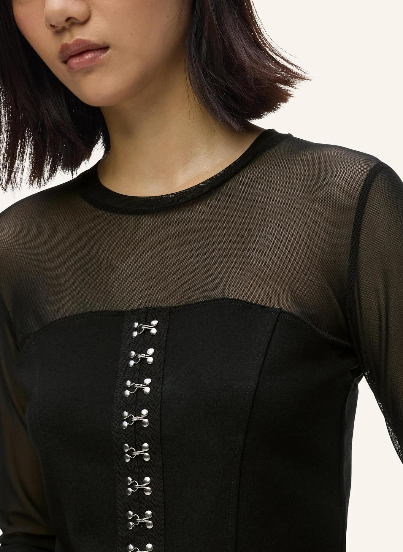 KARL LAGERFELD JEANS Top: SCHWARZ