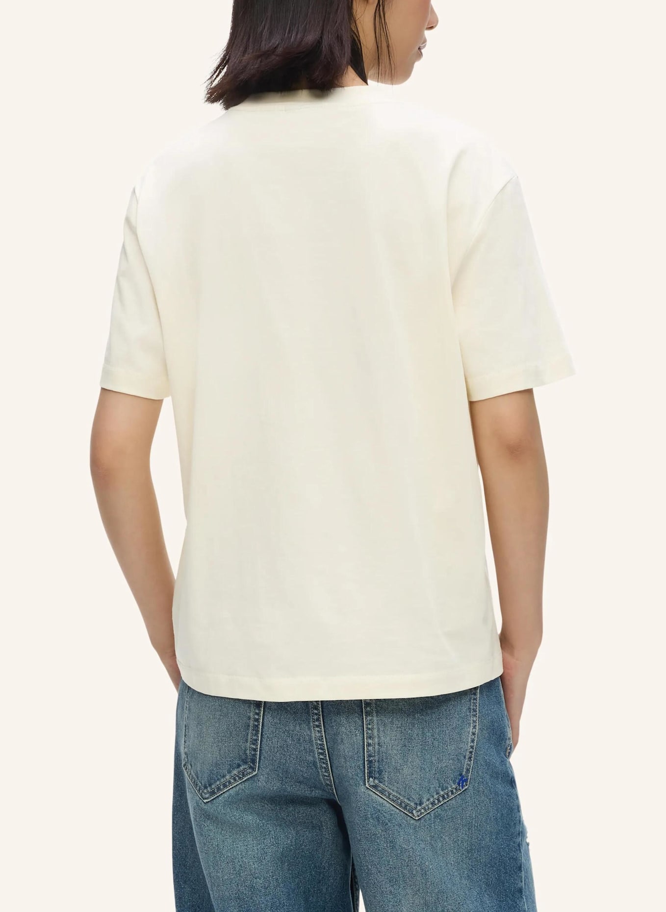 KARL LAGERFELD JEANS T-shirt: BEIGE