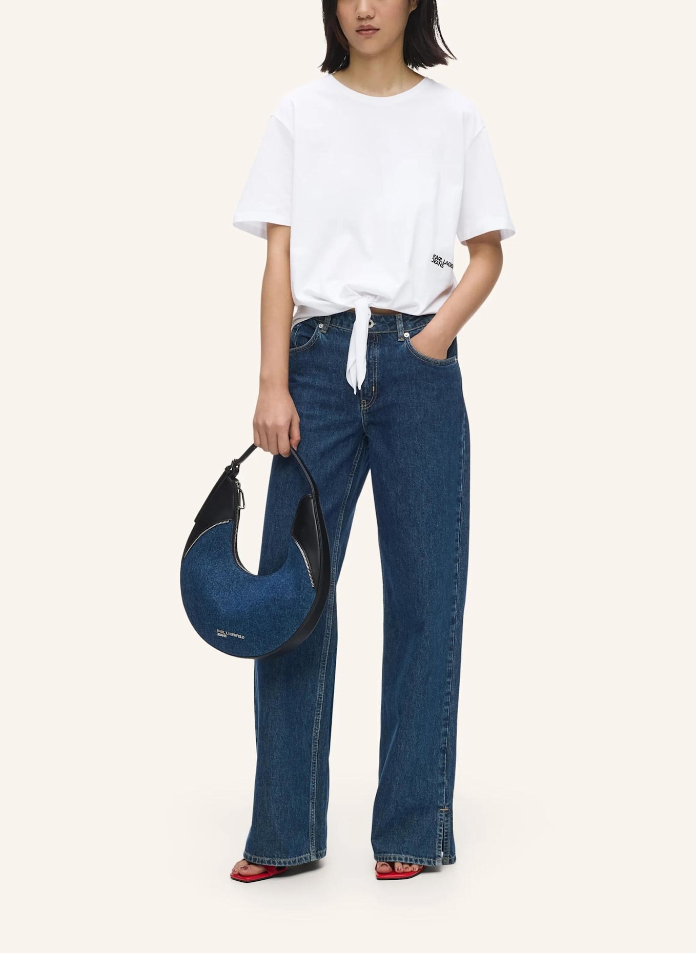 KARL LAGERFELD JEANS T-shirt: WEISS