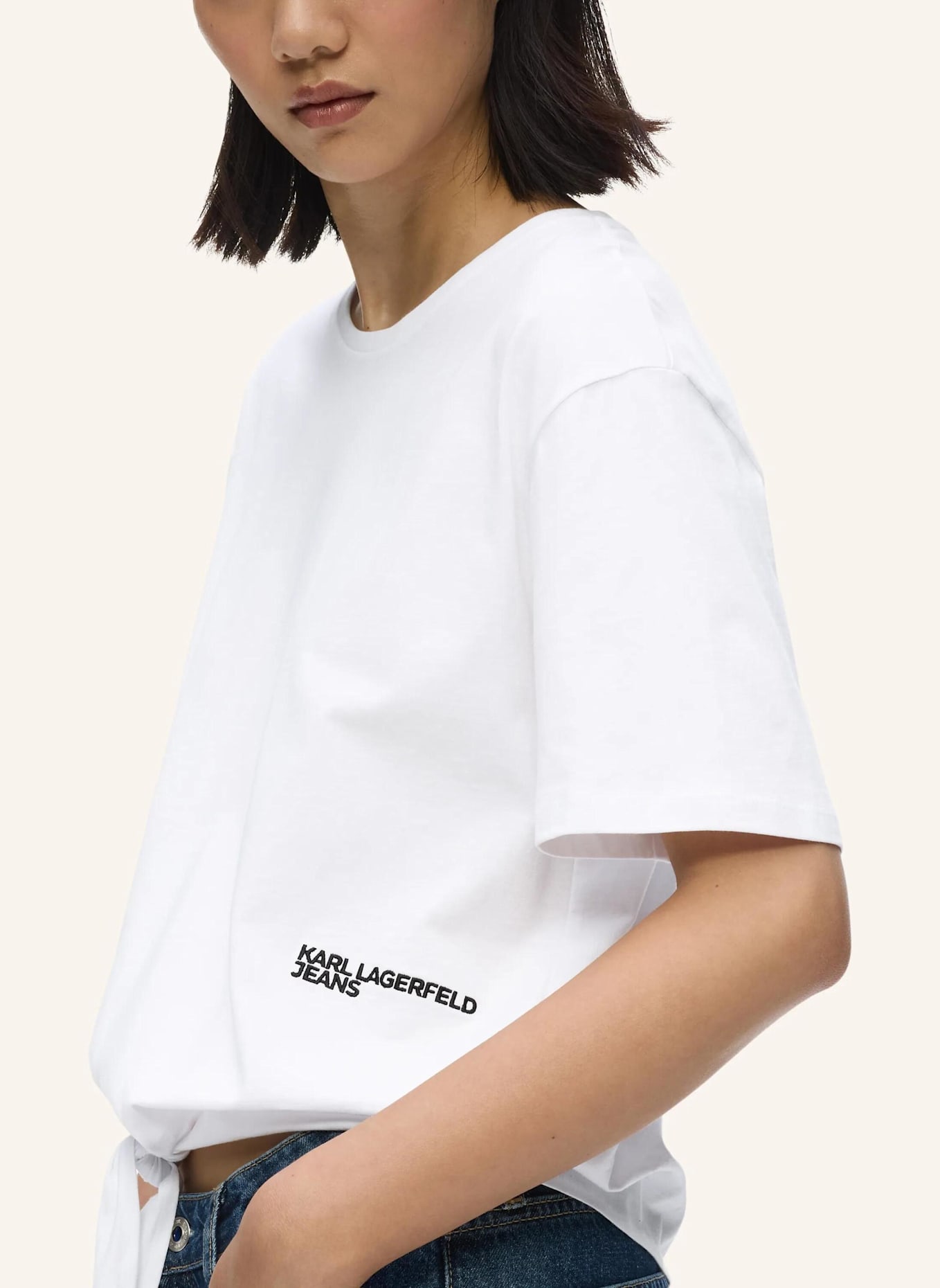 KARL LAGERFELD JEANS T-shirt: WEISS