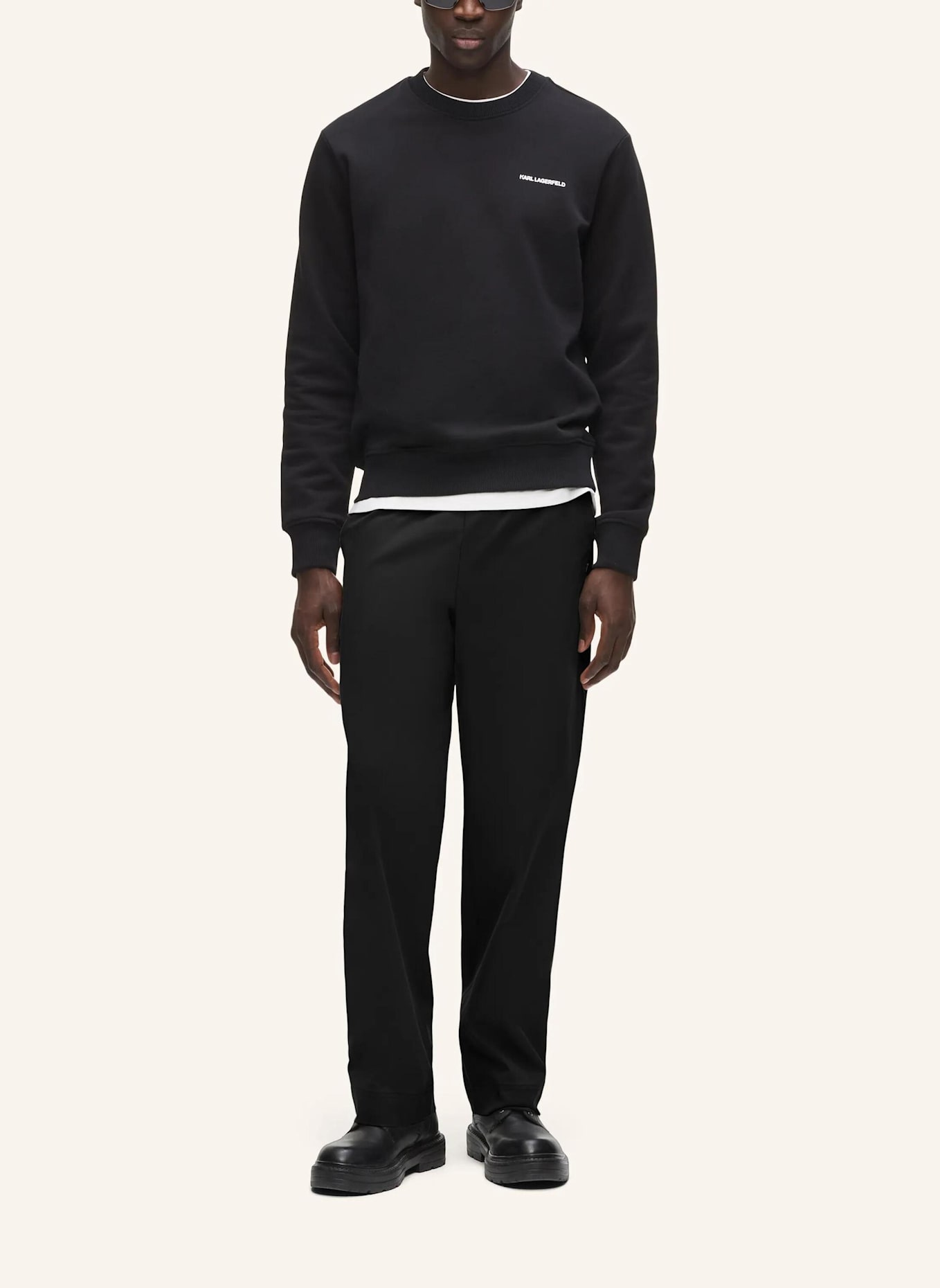 KARL LAGERFELD Sweatshirt: SCHWARZ