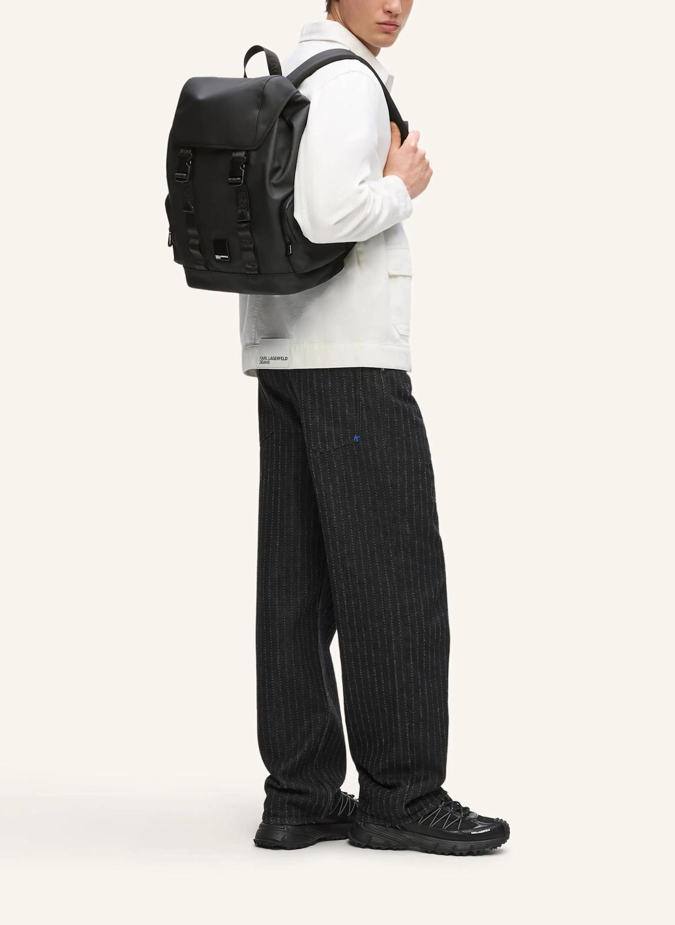 KARL LAGERFELD JEANS Rucksack: SCHWARZ