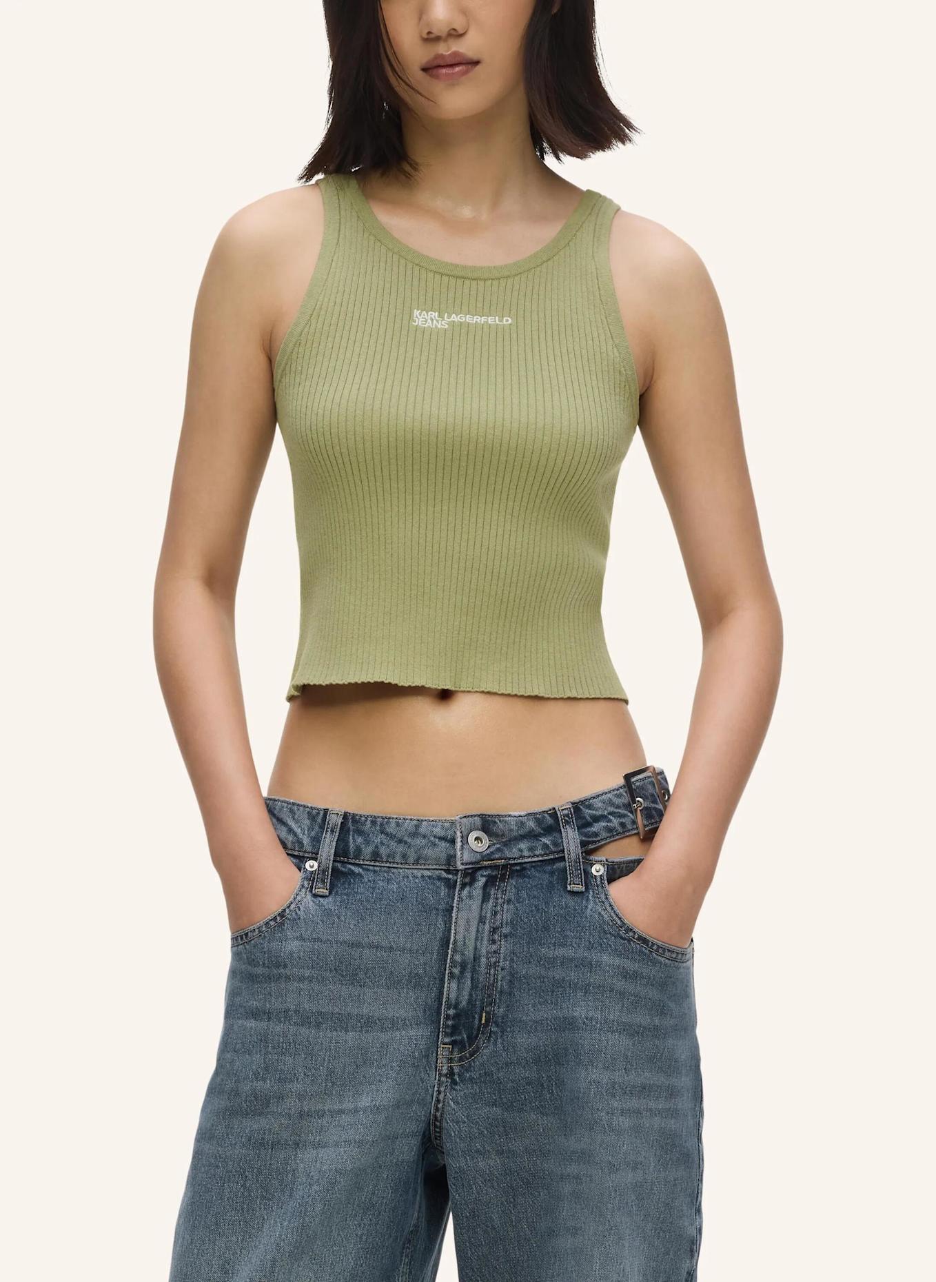 KARL LAGERFELD JEANS Top: HELLGRÜN
