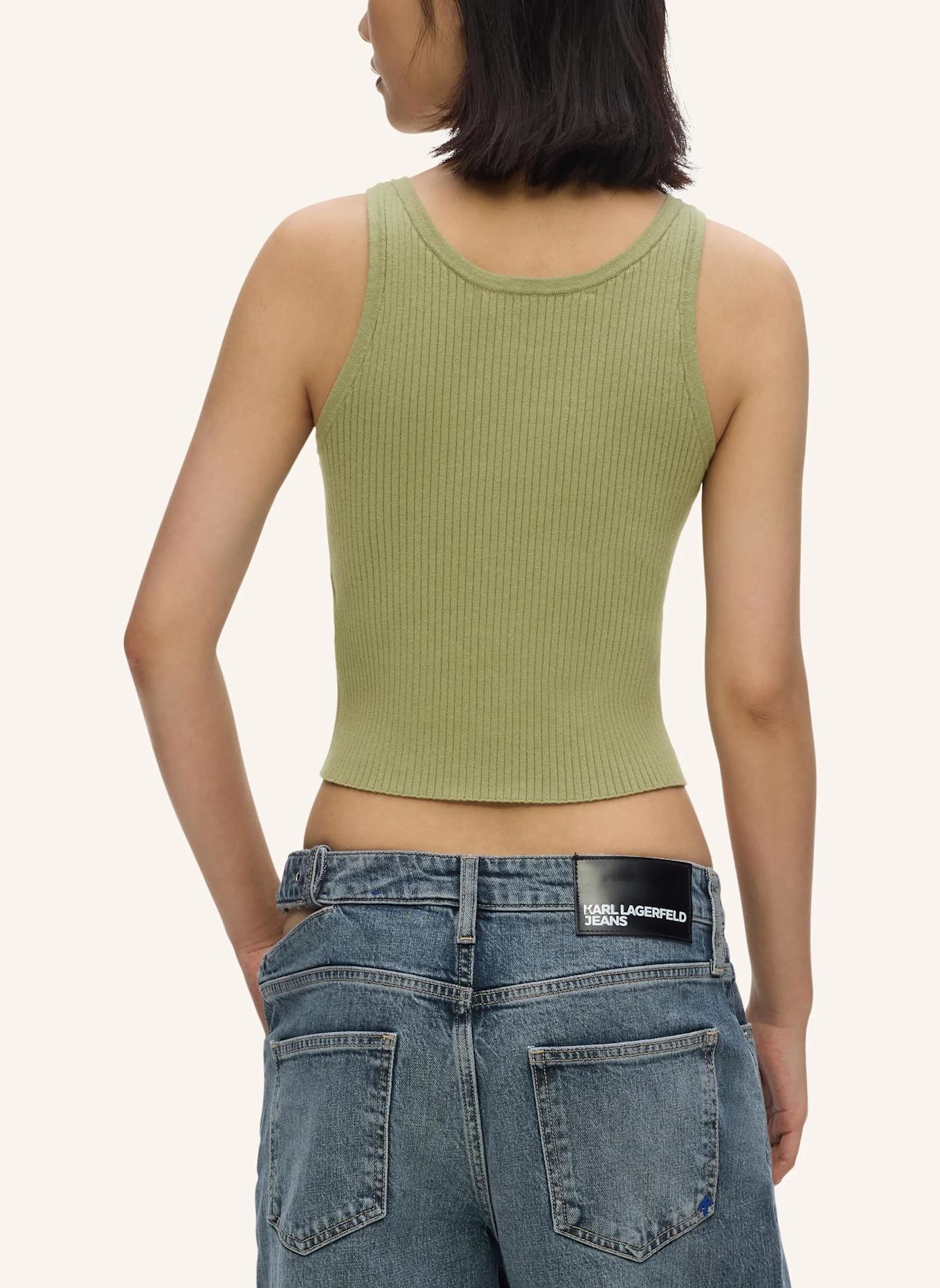 KARL LAGERFELD JEANS Top: HELLGRÜN