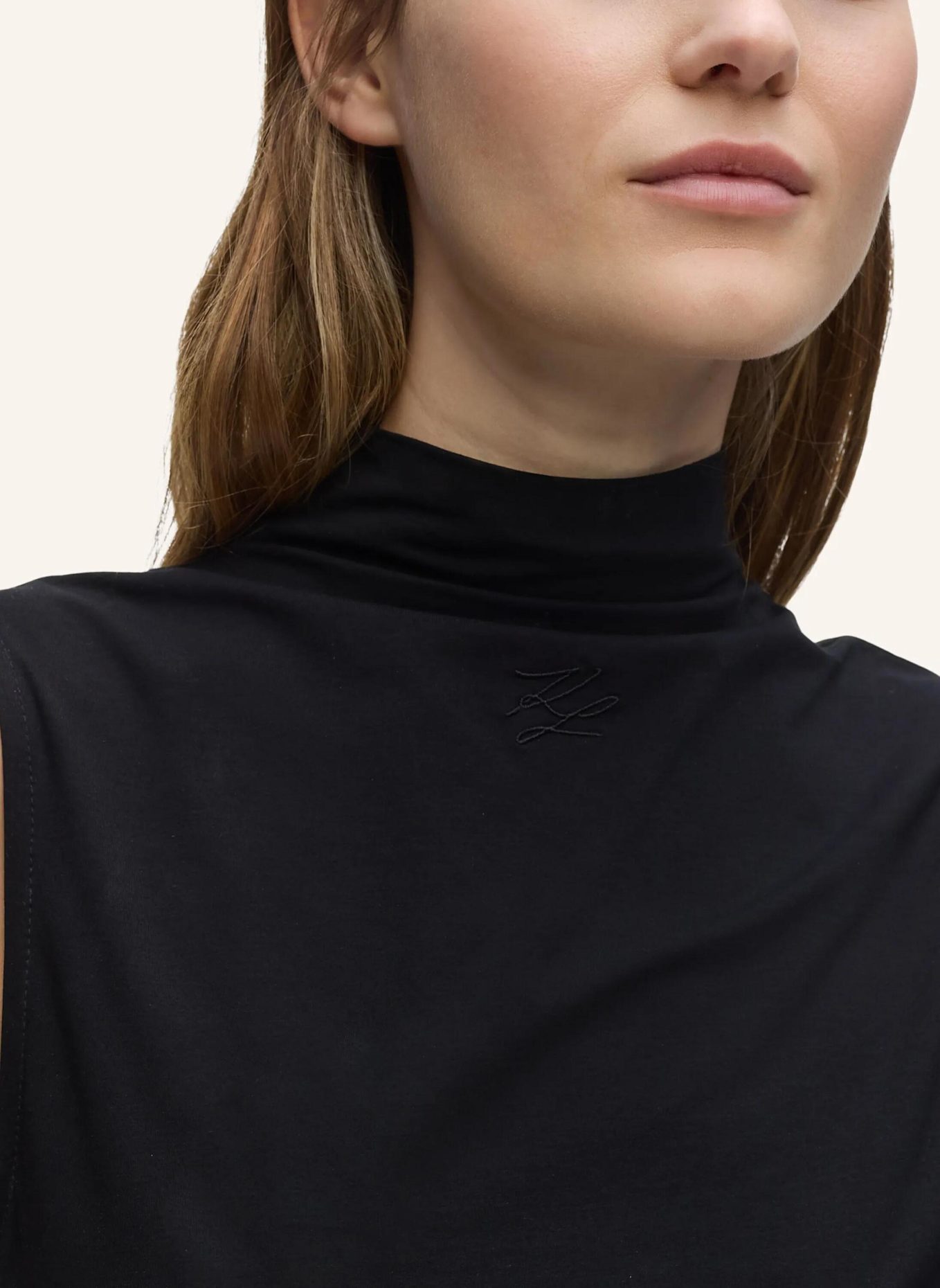 KARL LAGERFELD Unterhemd: SCHWARZ