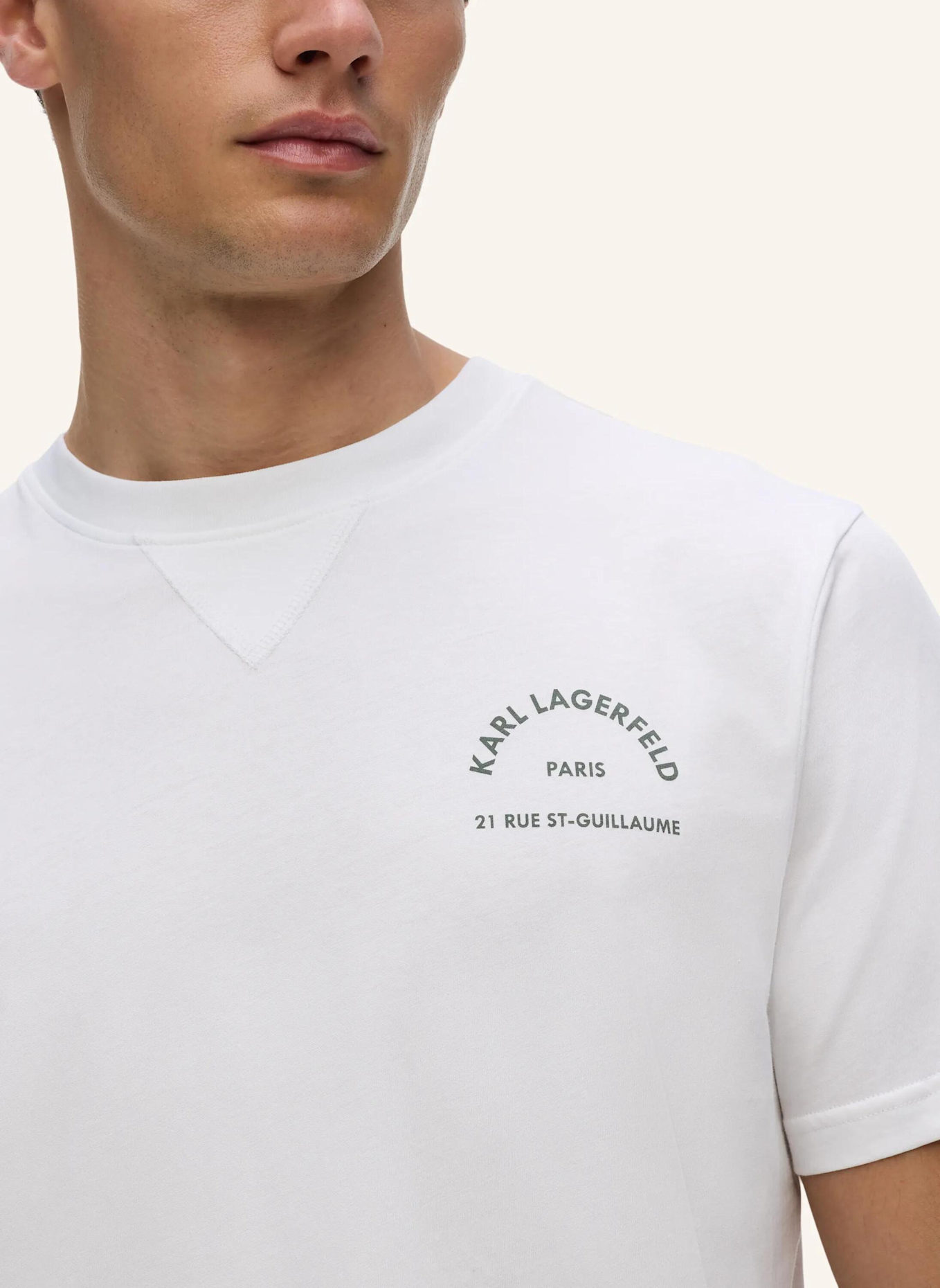 KARL LAGERFELD Top: WEISS