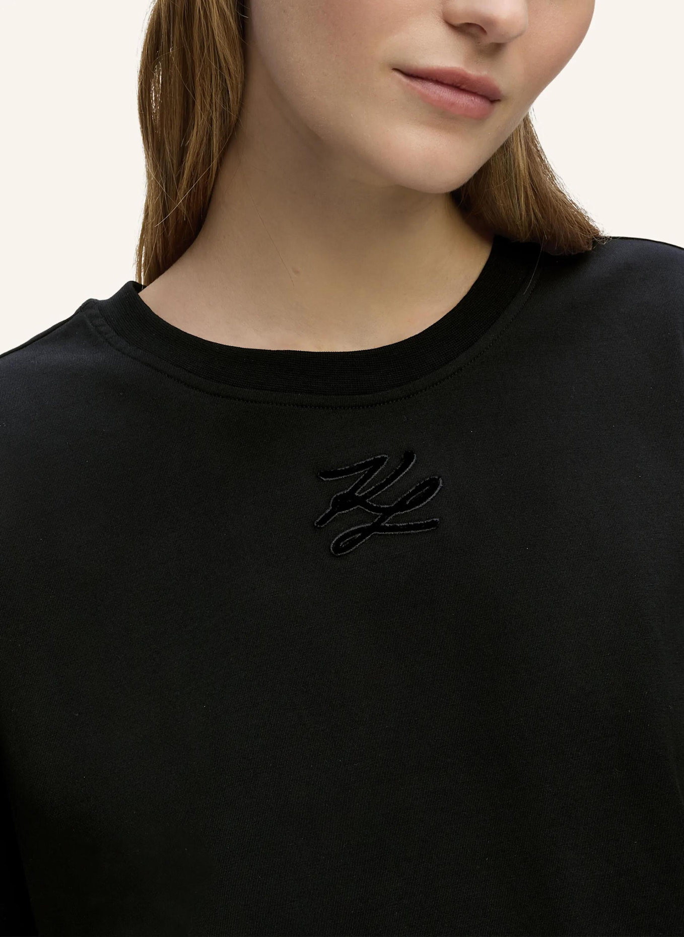 KARL LAGERFELD T-shirt: SCHWARZ