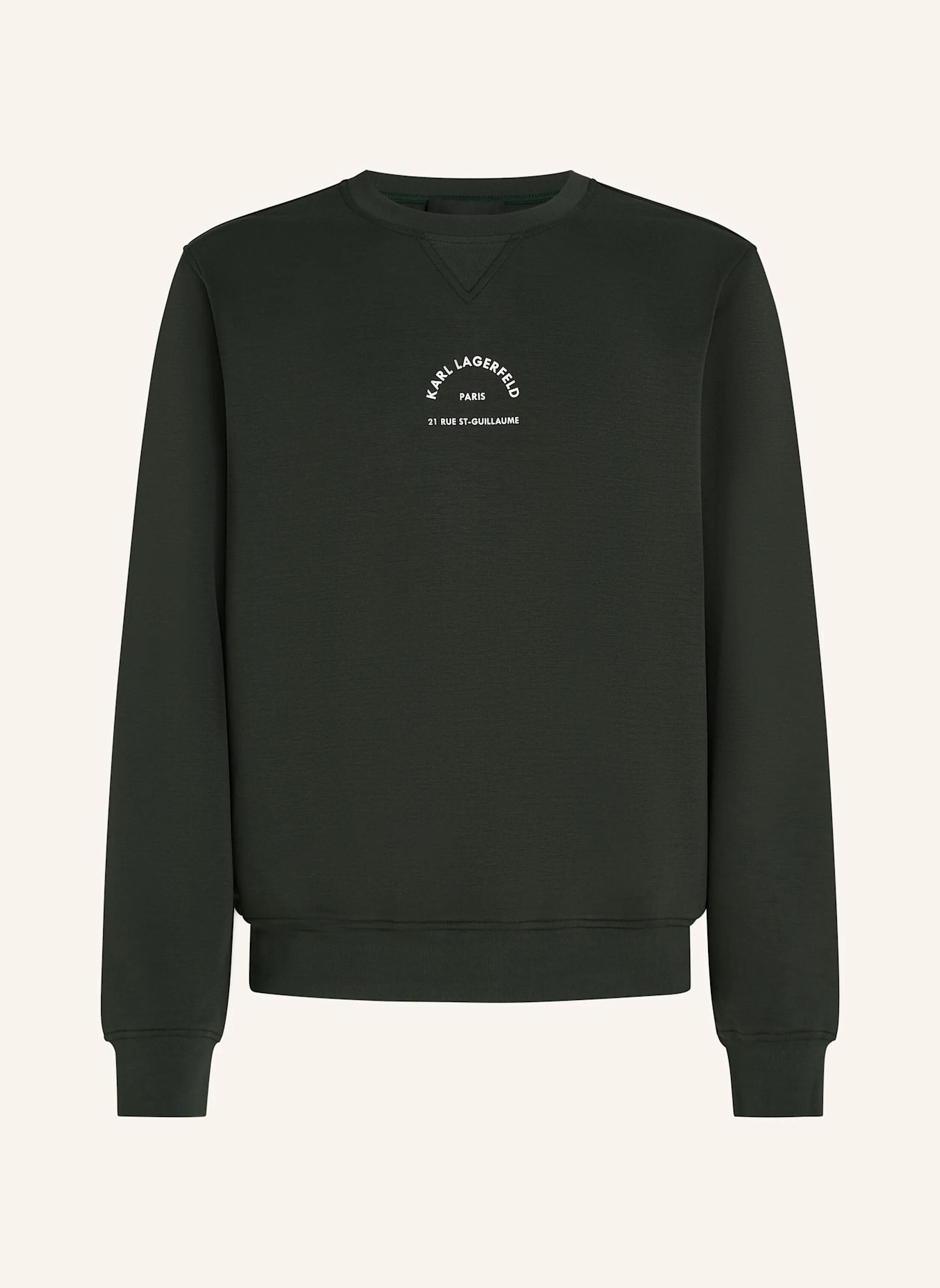 KARL LAGERFELD Top: DUNKELGRÜN