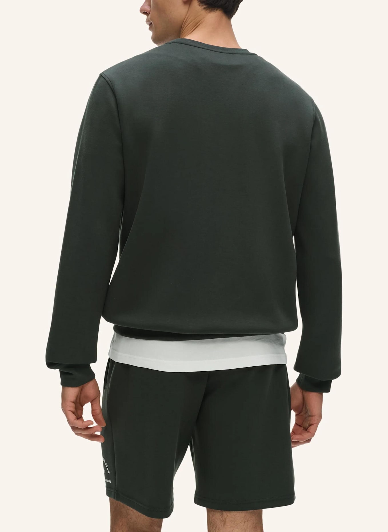 KARL LAGERFELD Top: DUNKELGRÜN