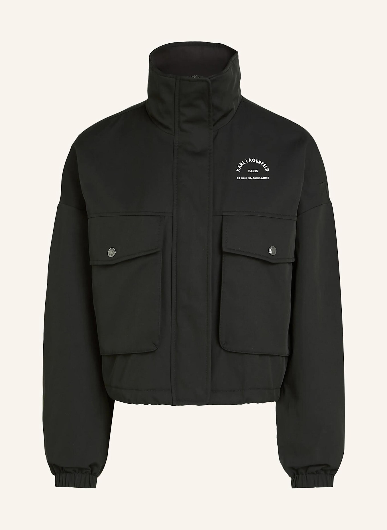 KARL LAGERFELD Jacke: SCHWARZ