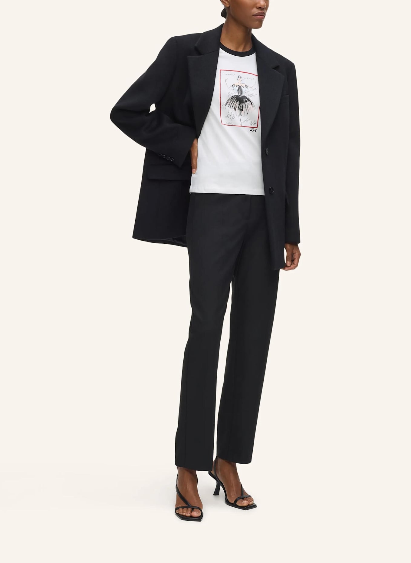 KARL LAGERFELD T-shirt: WEISS