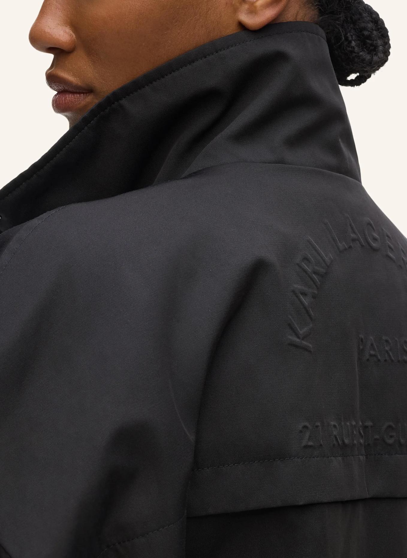 KARL LAGERFELD Jacke: SCHWARZ