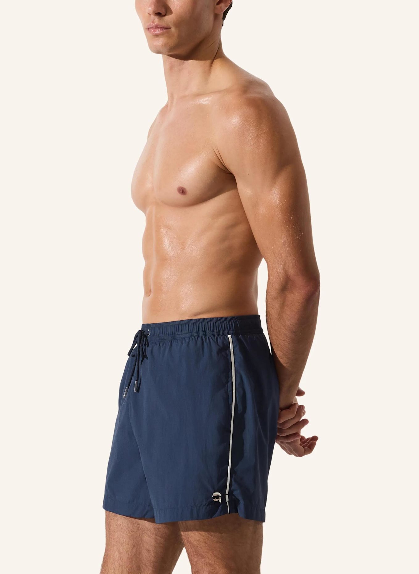 KARL LAGERFELD Bikini-Hose: DUNKELBLAU