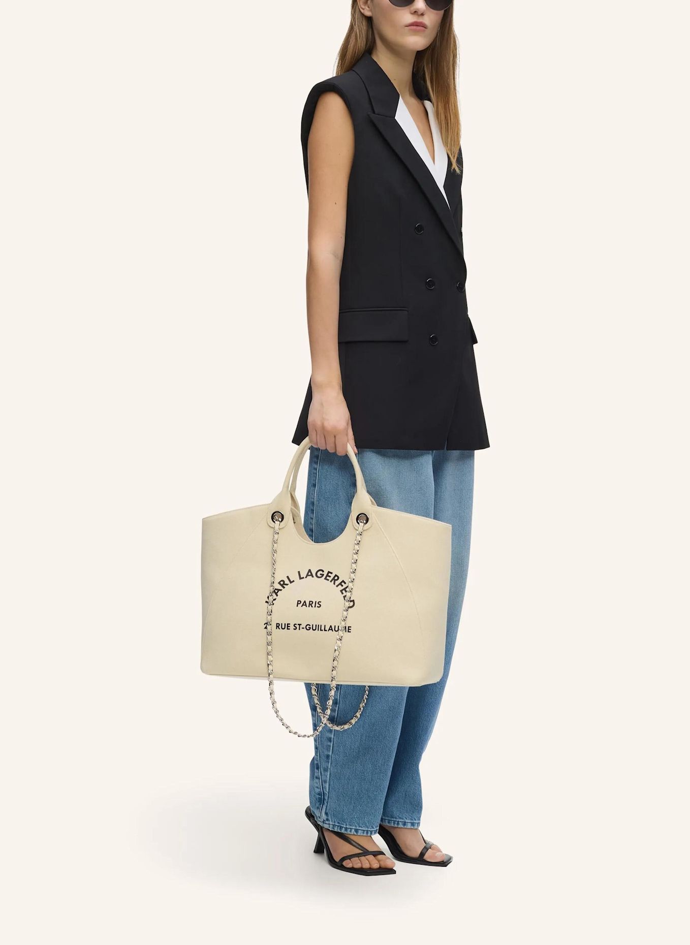 KARL LAGERFELD Shopper: BEIGE