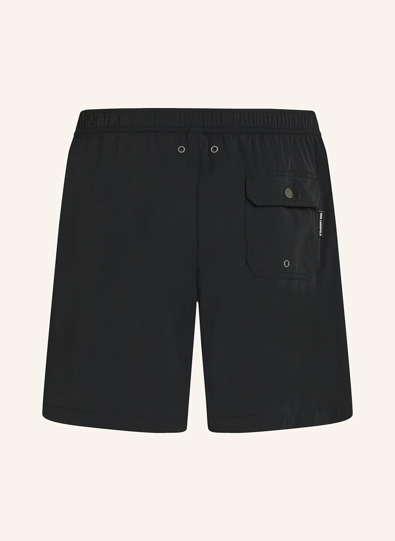 KARL LAGERFELD Bikini-Hose: SCHWARZ