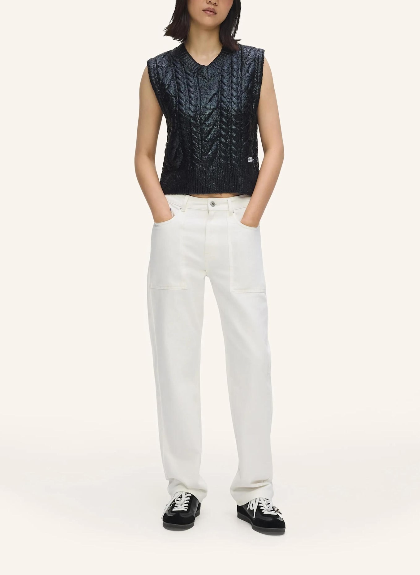 KARL LAGERFELD JEANS Sweatshirt: SCHWARZ