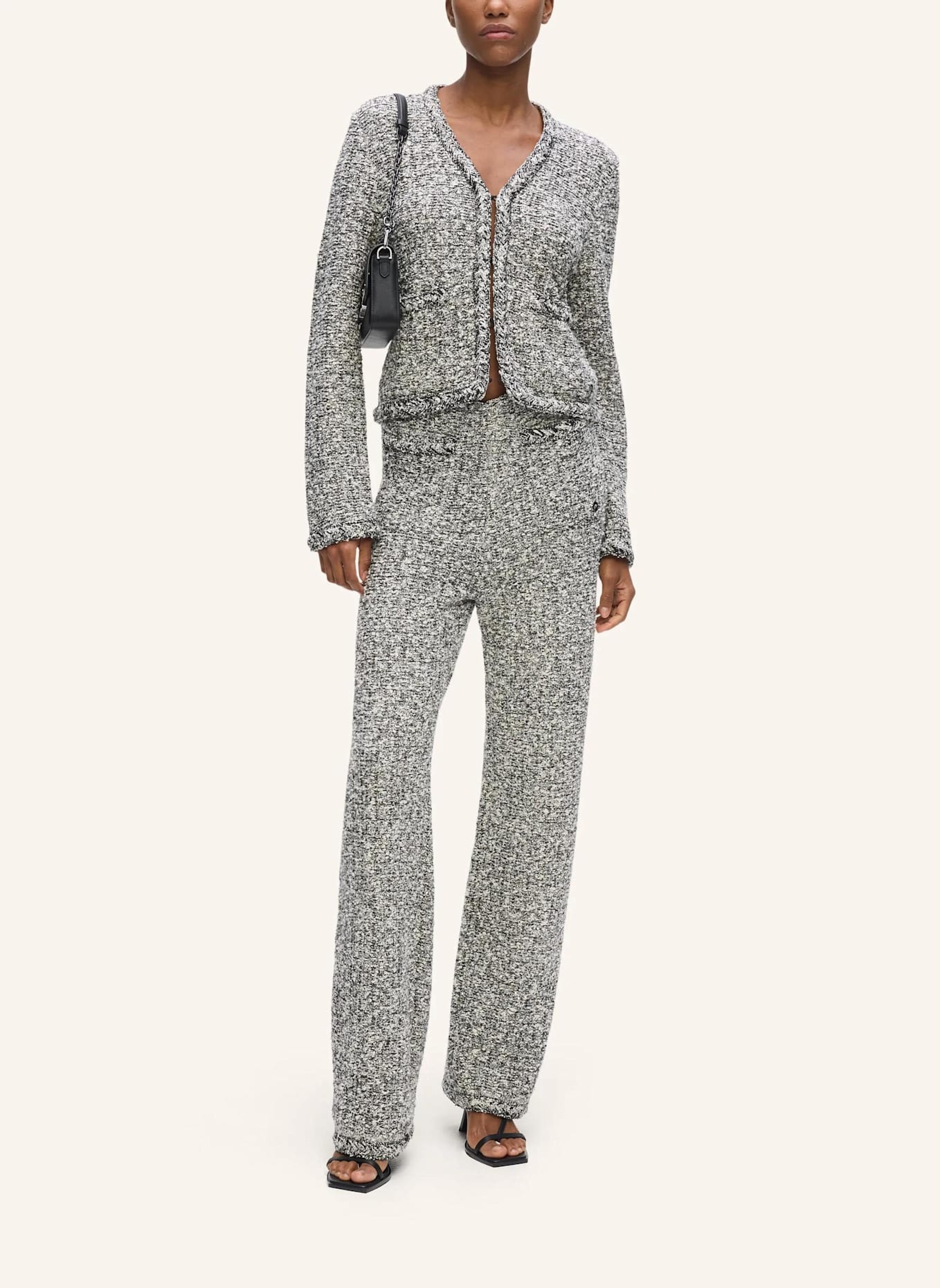 KARL LAGERFELD Top: SCHWARZ