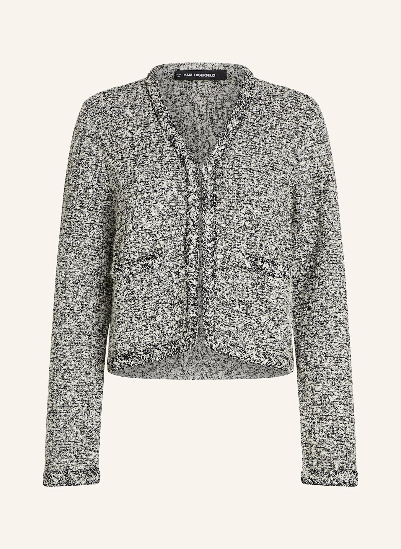 KARL LAGERFELD Top: SCHWARZ