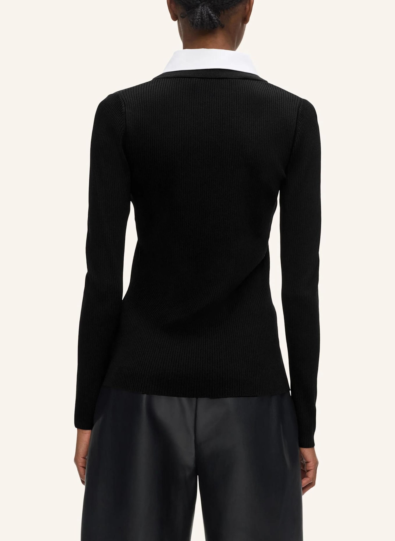 KARL LAGERFELD Top: SCHWARZ