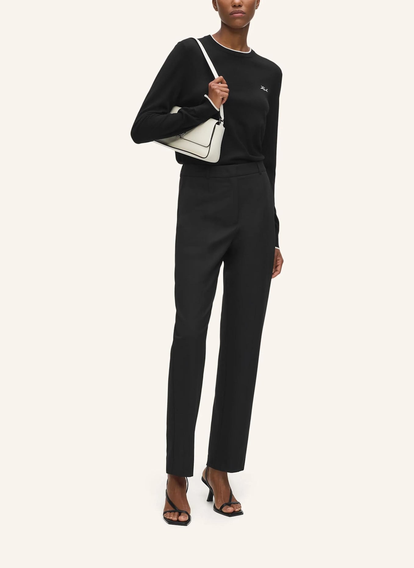 KARL LAGERFELD Sweatshirt: SCHWARZ