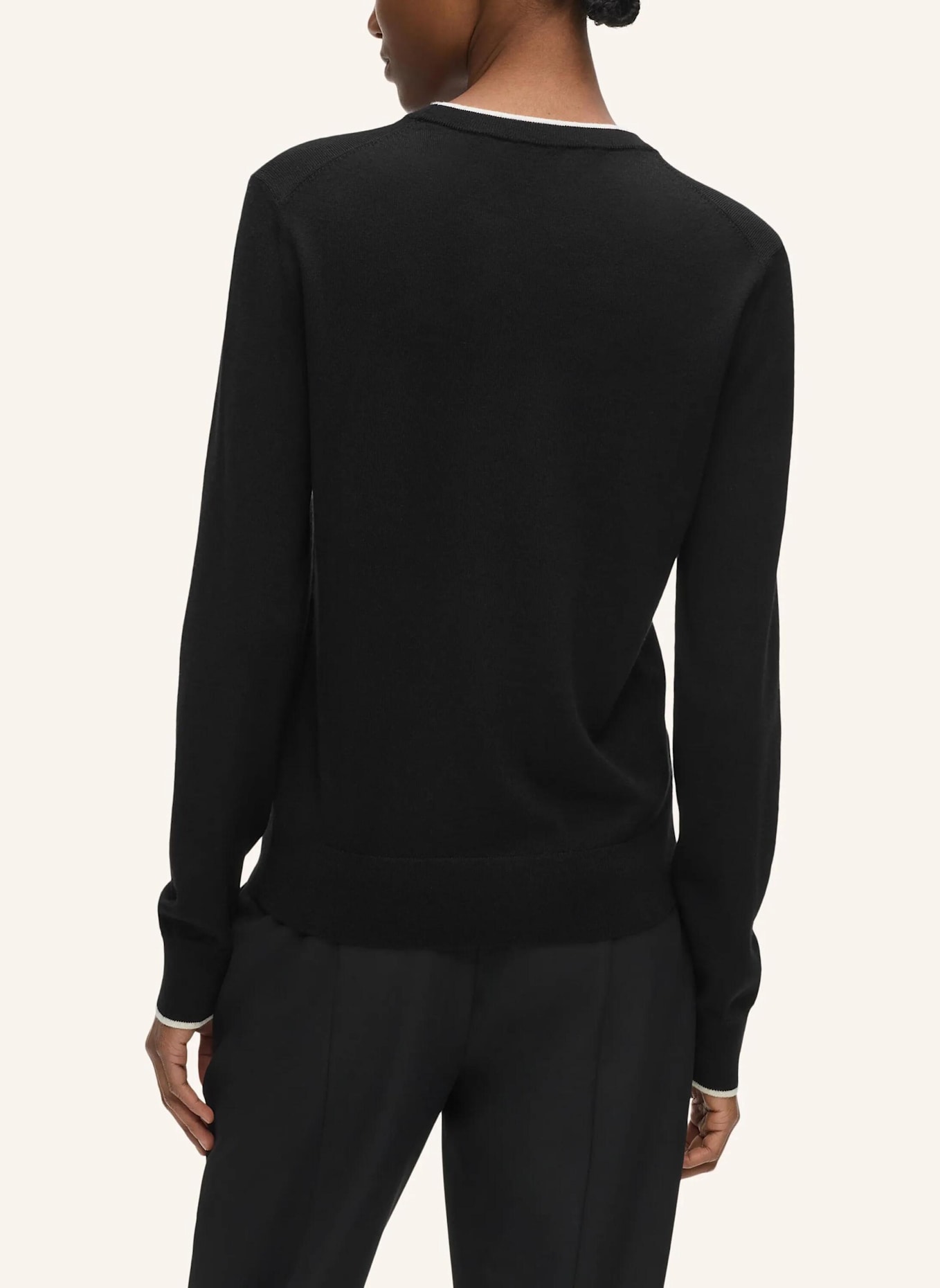 KARL LAGERFELD Sweatshirt: SCHWARZ