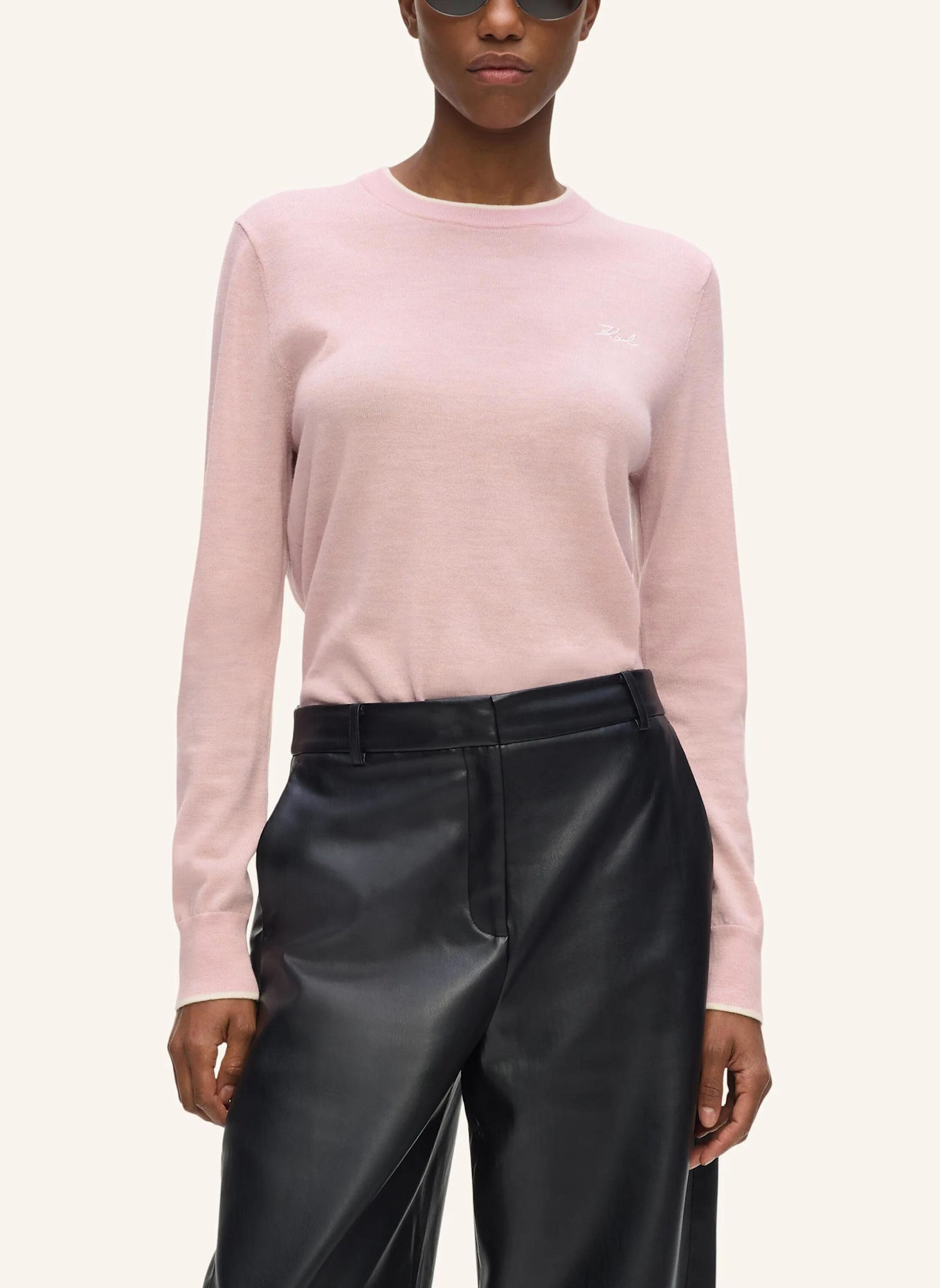 KARL LAGERFELD Sweatshirt: PINK
