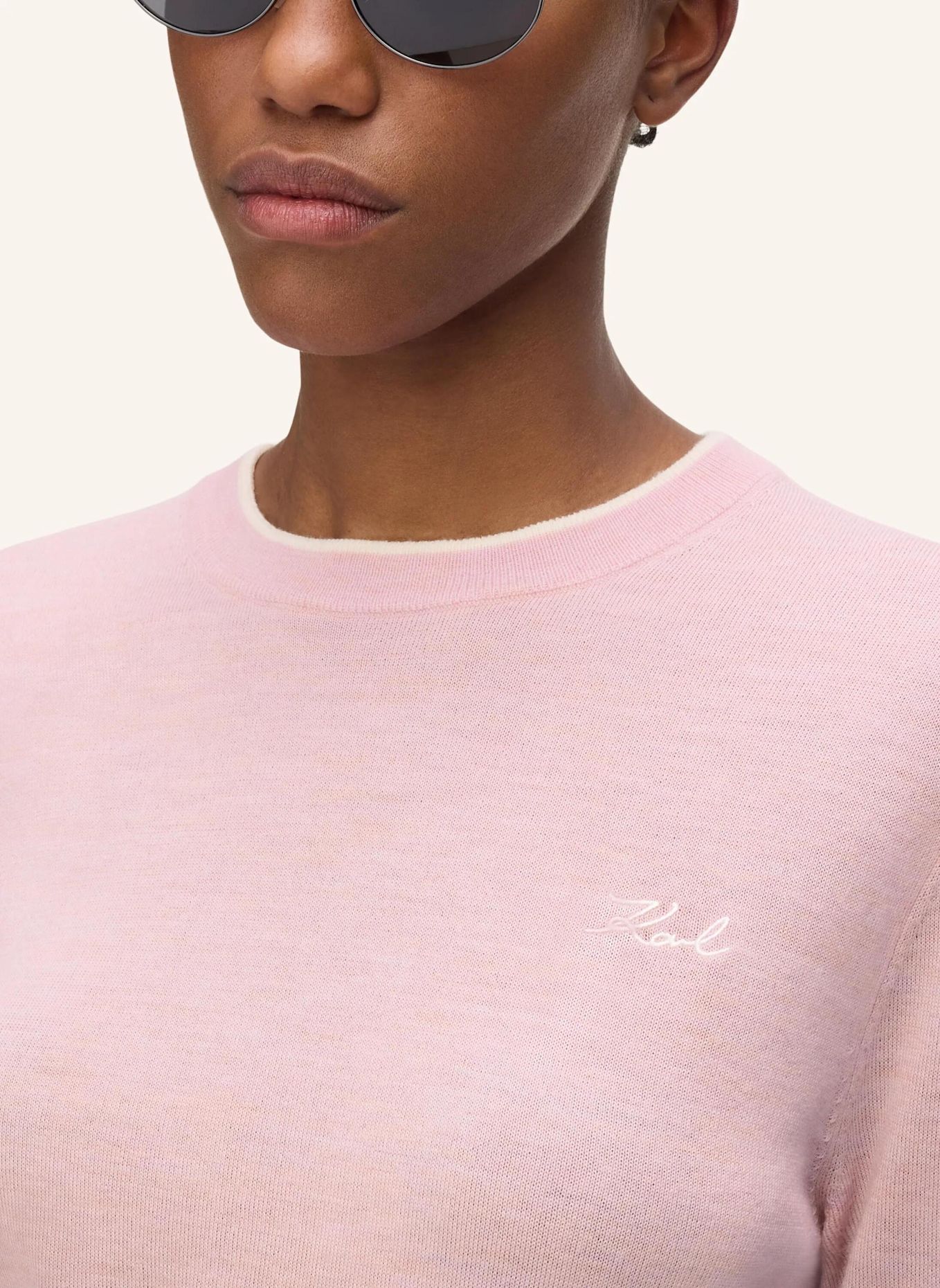 KARL LAGERFELD Sweatshirt: PINK