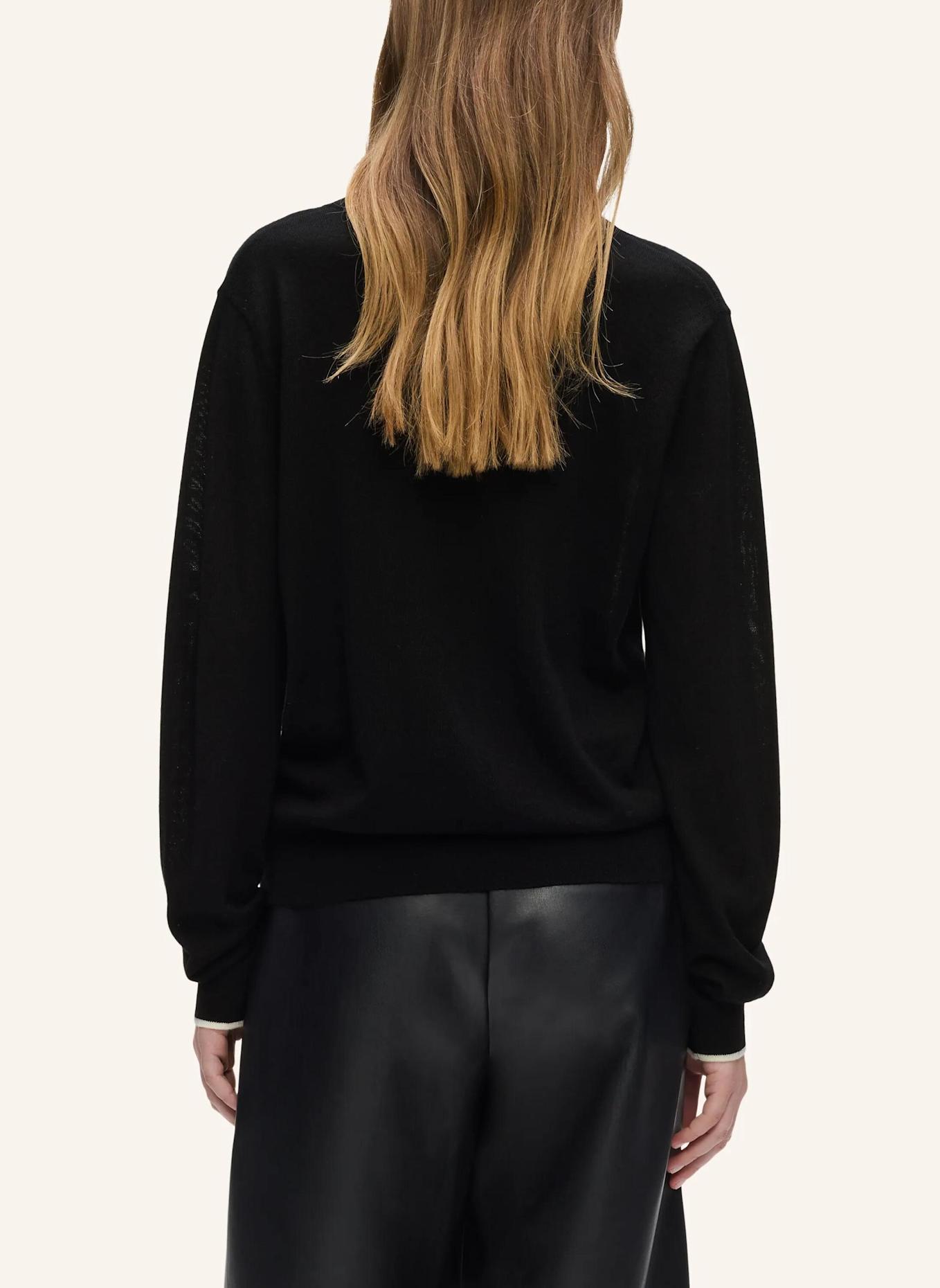 KARL LAGERFELD Sweatshirt: SCHWARZ