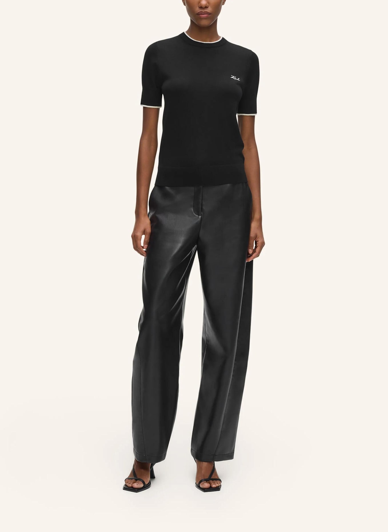 KARL LAGERFELD Sweatshirt: SCHWARZ