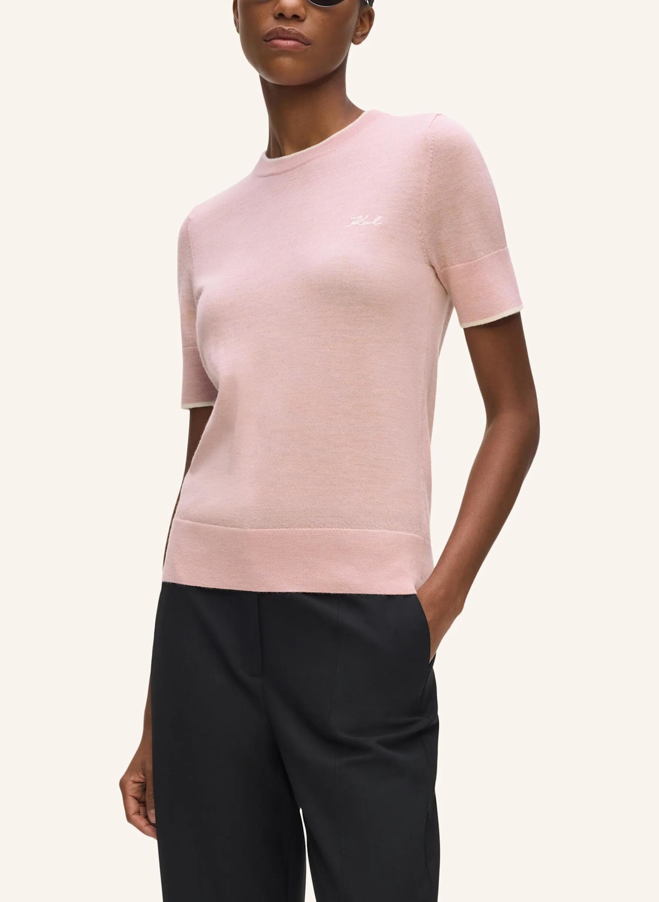 KARL LAGERFELD Sweatshirt: PINK