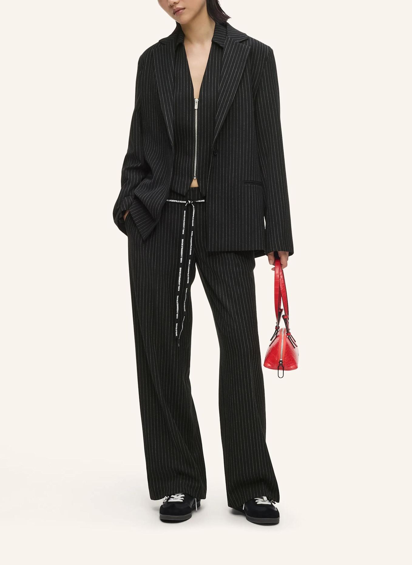 KARL LAGERFELD JEANS Hose: SCHWARZ