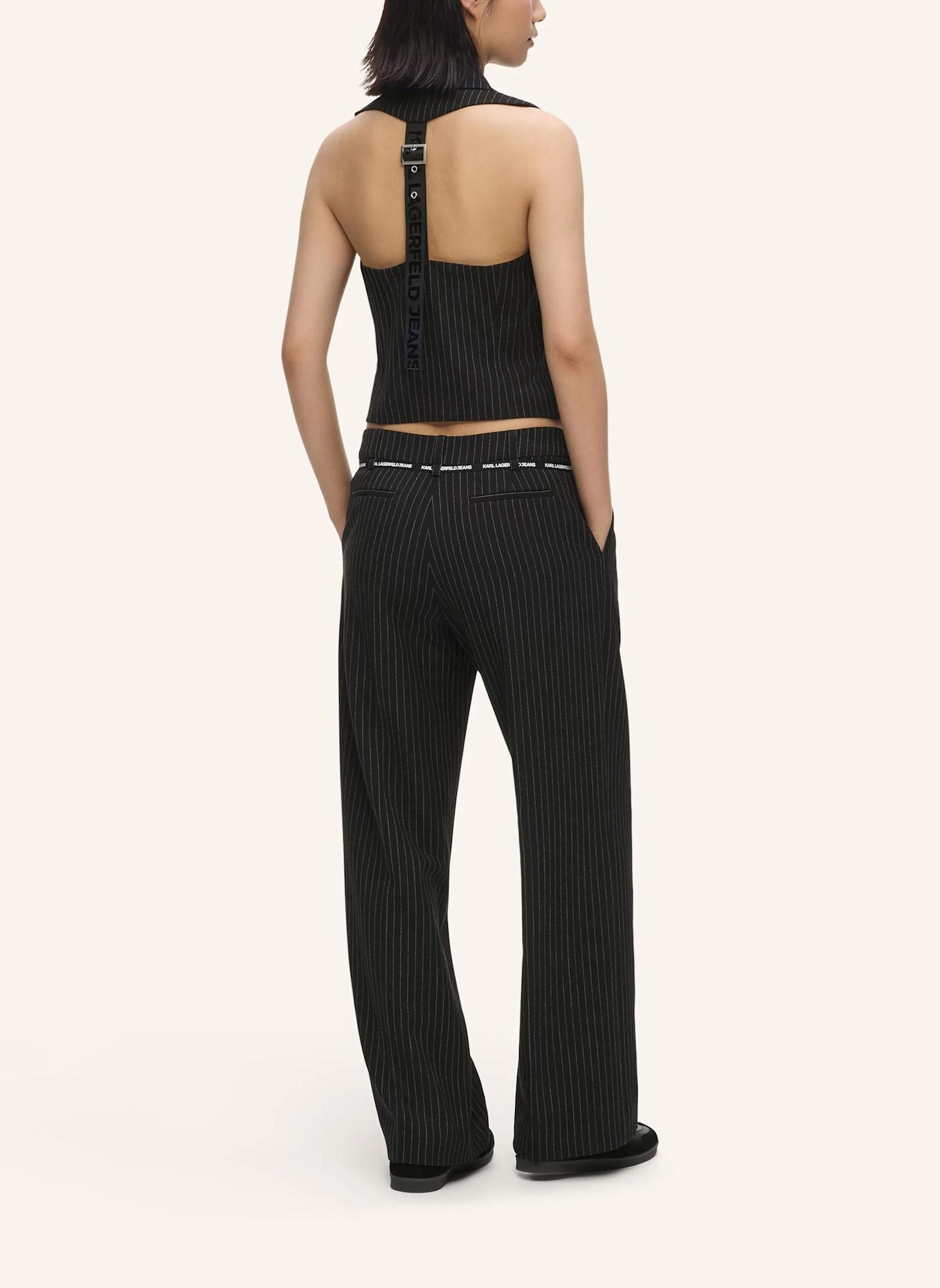 KARL LAGERFELD JEANS Hose: SCHWARZ