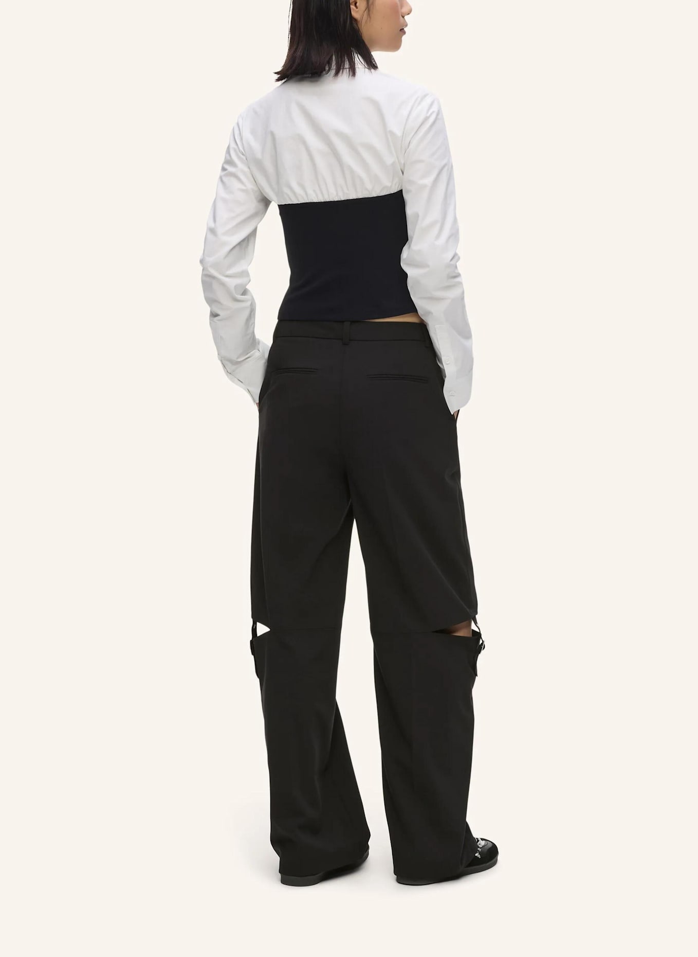 KARL LAGERFELD JEANS Hose: SCHWARZ