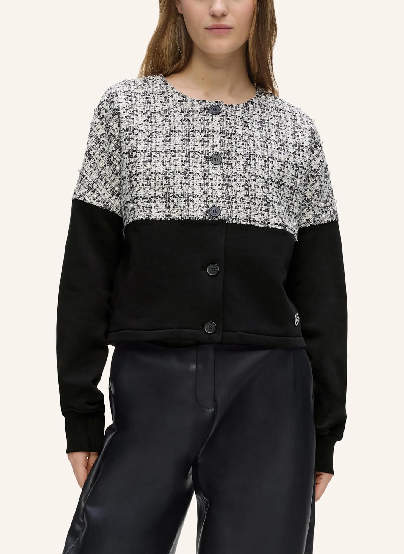 KARL LAGERFELD Sweatshirt: SCHWARZ