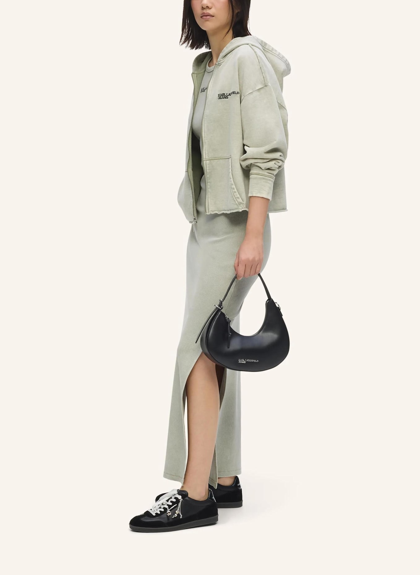 KARL LAGERFELD JEANS Tasche: SCHWARZ