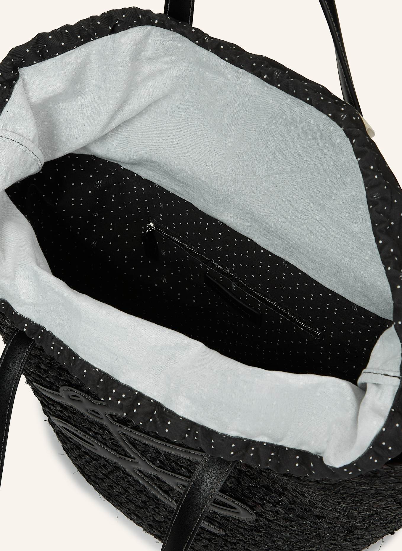 KARL LAGERFELD Strandtasche: SCHWARZ