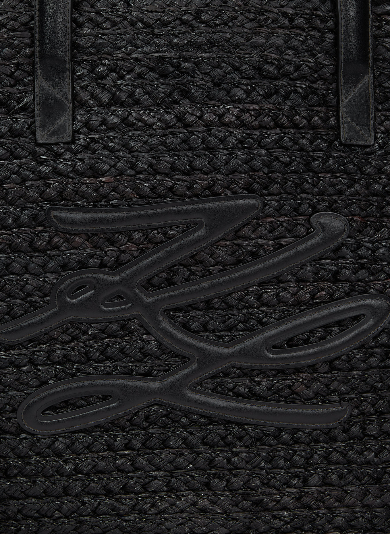 KARL LAGERFELD Strandtasche: SCHWARZ