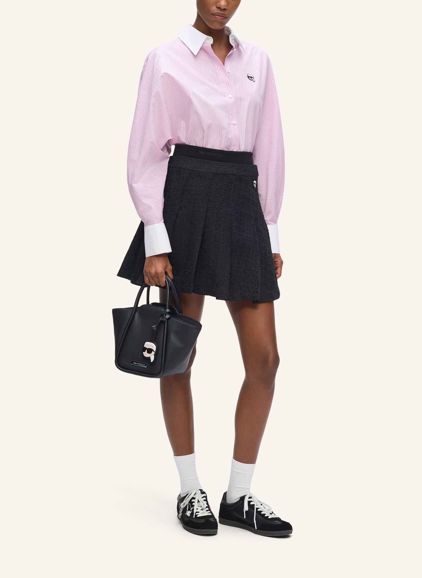 KARL LAGERFELD Bluse: PINK