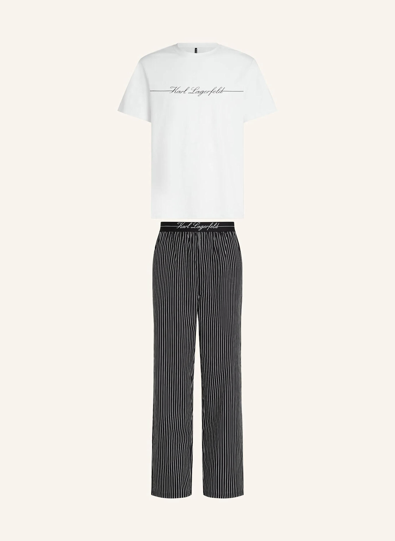 KARL LAGERFELD Nachtwäsche: SCHWARZ