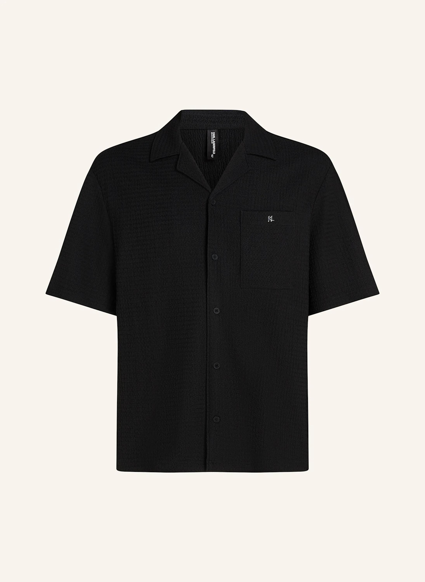 KARL LAGERFELD Poloshirt: SCHWARZ